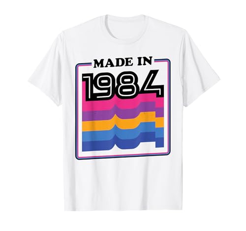 Made in 1984 80er Jahre Damen Retro Vintage 80er Jahre Kostüm Party T-Shirt Made in 1984 80er Jahre Damen Retro Vintage 80er Jahre Kostüm Party T-Shirt von Totally Rad 80s Design