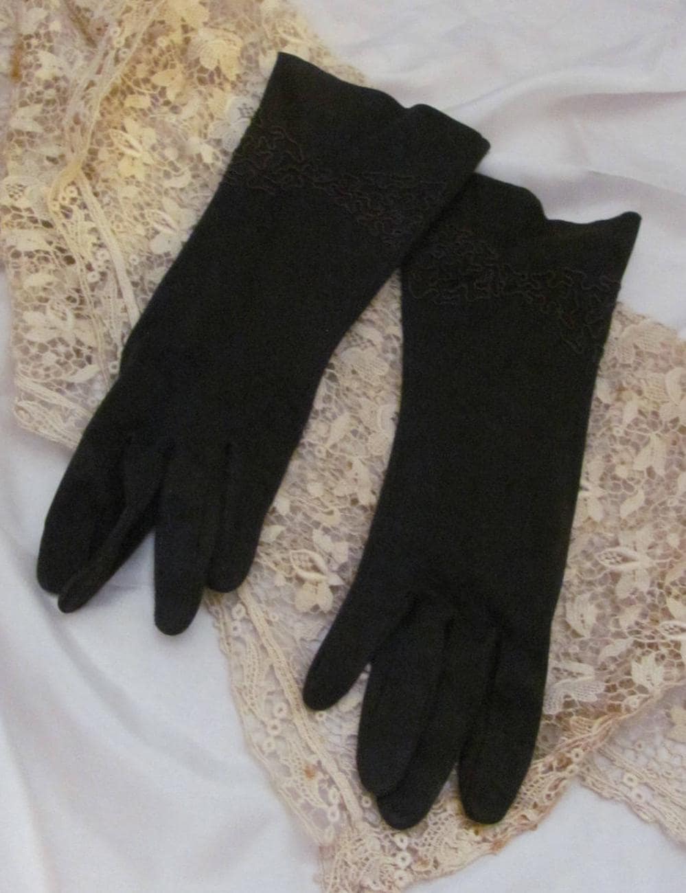 Handschuhe Vintage Braun Weiche 11 "Lang | 121A Handschuhe Vintage Braun Weiche 11 "Lang | 121A von TotallyLinens