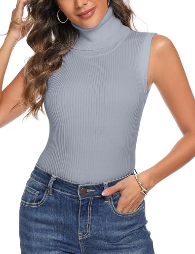Totatuit Elastischer Rollkragen Pullover Für Damen Für Die Kälteren Jahreszeiten Büro Freizeit – Angenehm weicher Stoff, ideal für den Herbst und Winter, perfektes Büro-Outfit oder Freizeitlook von Totatuit