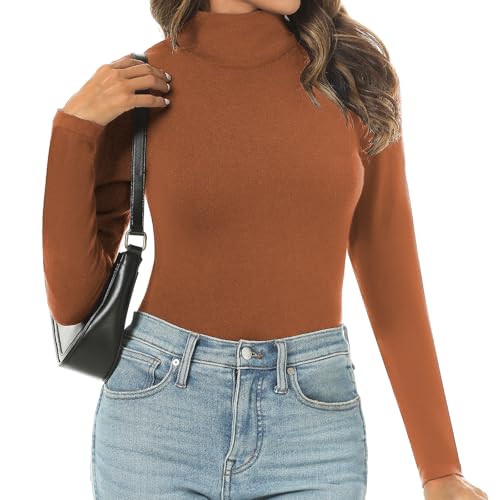 Totatuit Rollkragenpullover Damen Fall Winter Elegant StrickRollkragenpullover Damen Langarm Pulli Sweatshirt Oberteile Women's Jumpers Tunika von Totatuit