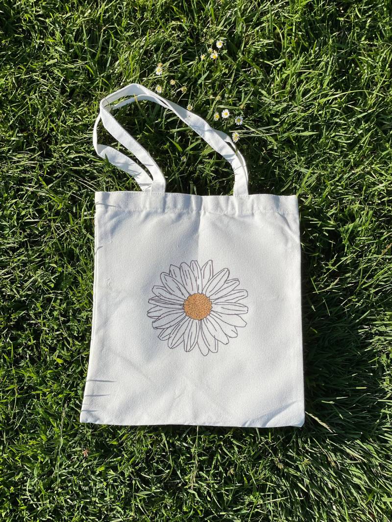 Blumen Canvas Tote Bag Garten Schultertasche Geschenk Muttertag Gärtner Gärtnern Sonnenblumen Blütenblatt Strand Tasche von ToteFetish