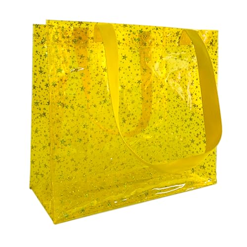 TotePrint Sternmuster PVC wasserdicht Todd Taschen für Reisen, Einkaufen, Abholung, Geschenke, 11.02"x4.72"x12.20" (D2090-3-1) von TotePrint