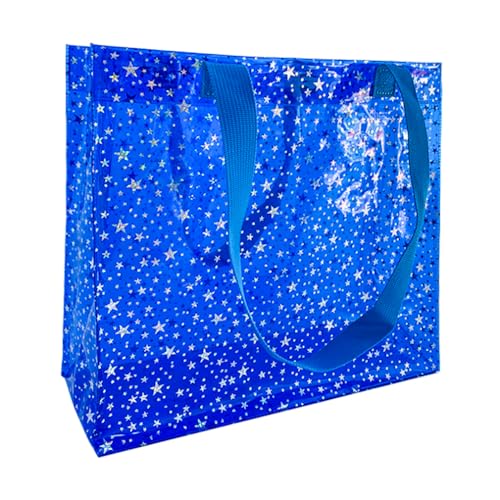 TotePrint Sternmuster PVC wasserdicht Todd Taschen für Reisen, Einkaufen, Abholung, Geschenke, 11.02"x4.72"x12.20" (D2090-5-1) von TotePrint