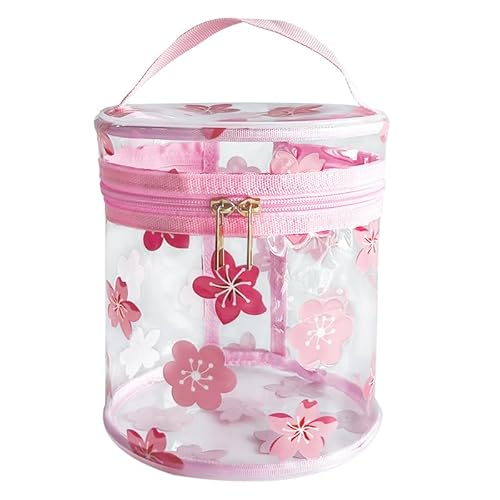 TotePrint wasserdichte PVC Kosmetiktasche mit Fruchtmuster 18×16cm - Reißverschluss Tragetasche für Damen Herren Reise Schwimmbad (D2064-6) von TotePrint