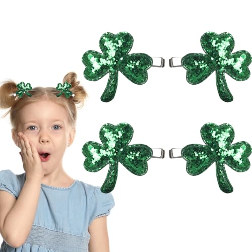 Totelux St. Patrick's Day Kleeblatt-Haarspangen, Pailletten, Haarnadeln, irisches grünes Kleeblatt, Haarspangen, Glitzer, Krokodilklemmen für Damen und Mädchen, Haarschmuck, Urlaub, Party, Geschenk, 4 Totelux St. Patrick's Day Kleeblatt-Haarspangen, Pailletten, Haarnadeln, irisches grünes Kleeblatt, Haarspangen, Glitzer, Krokodilklemmen für Damen und Mädchen, Haarschmuck, Urlaub, Party, Geschenk, 4 von Totelux