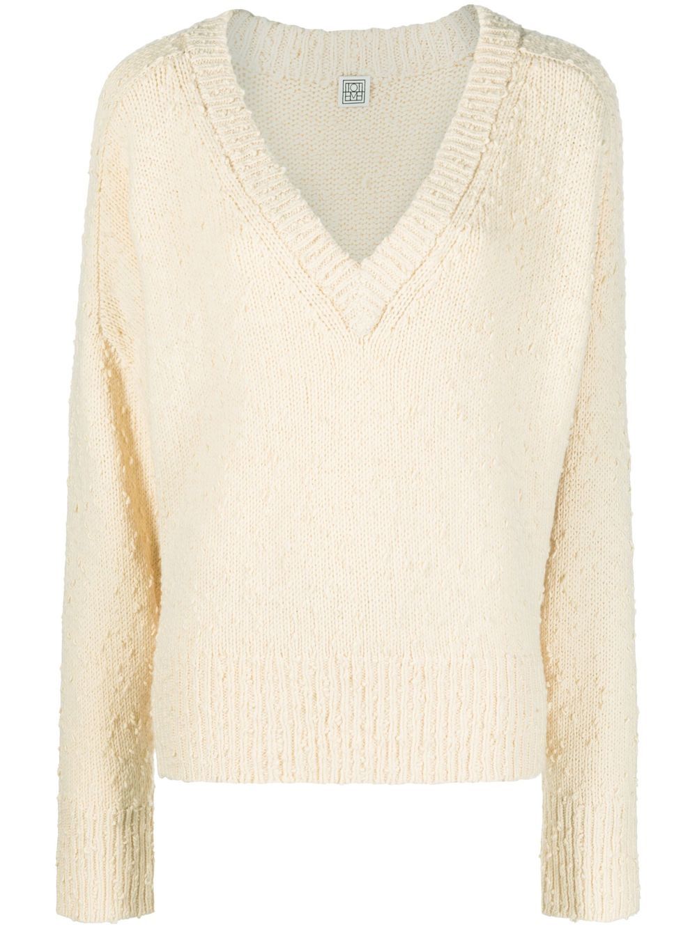 TOTEME Pullover mit V-Ausschnitt - Nude von TOTEME