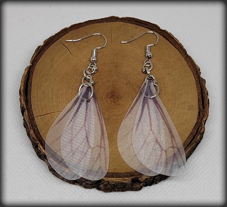 Ohrringe "Feenflügel" von TotenbrautsCorner