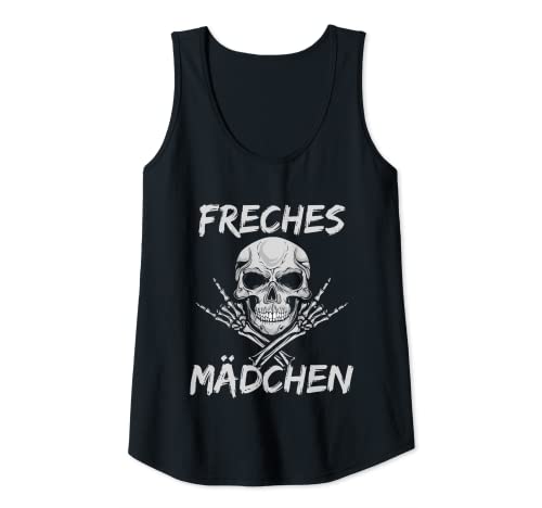 Damen Schwarz ist Bunt genug - Totenkopf - Freches Mädchen Tank Top Damen Schwarz ist Bunt genug - Totenkopf - Freches Mädchen Tank Top von Totenkopf Kollektion
