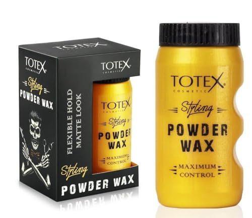 Totex POWDER WAX 20gr | Mattifying Volume Hair Styling Pulver wachs | mattierendes Volumen Pulverwachs | Haarstyling Powderwachs | Haar Volumen Puder von Totex