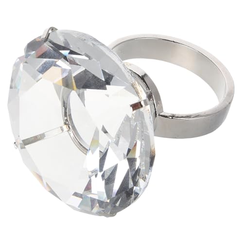 Totority Eleganter Verlobungsring Requisite aus Romantische Dekoration für Hochzeit und Verlobung Brillanter Lichtreflexionseffekt Ergänzung für Partys und Besondere Totority Eleganter Verlobungsring Requisite aus Romantische Dekoration für Hochzeit und Verlobung Brillanter Lichtreflexionseffekt Ergänzung für Partys und Besondere von Totority