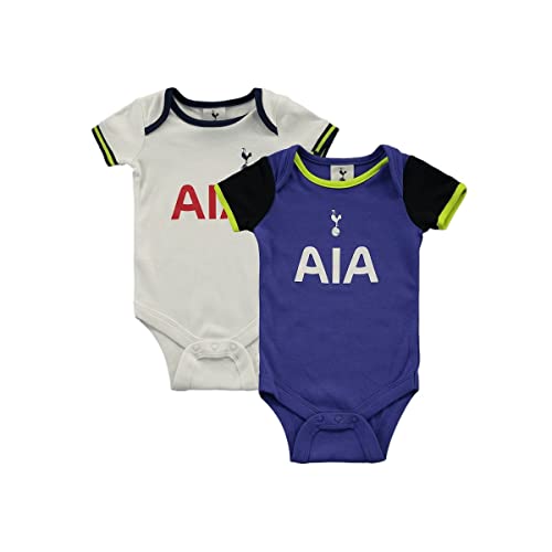 Tottenham Hotspur FC - Bodysuit für Baby (2er-Pack) (62) (Marineblau/Weiß) von Tottenham Hotspur