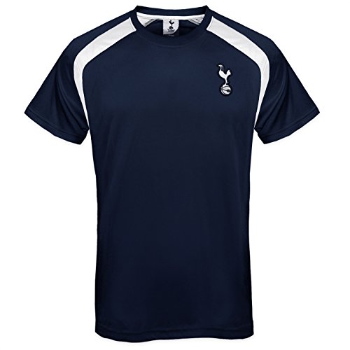 Tottenham Hotspur - Herren Trainingstrikot aus Polyester - Offizielles Merchandise - Geschenk für Fußballfans - Marineblau - L von Tottenham Hotspur