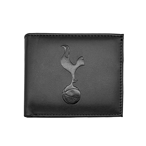 Tottenham Hotspur - Geldbörse mit geprägtem Vereinswappen - Offizielles Merchandise - Schwarz Geld - 11 x 9,5 cm von Tottenham Hotspur