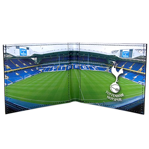 Tottenham Hotspur - Geldbörse mit geprägtem Vereinswappen - Offizielles Merchandise - Schwarz Stadion - 11 x 9,5 cm von Tottenham Hotspur