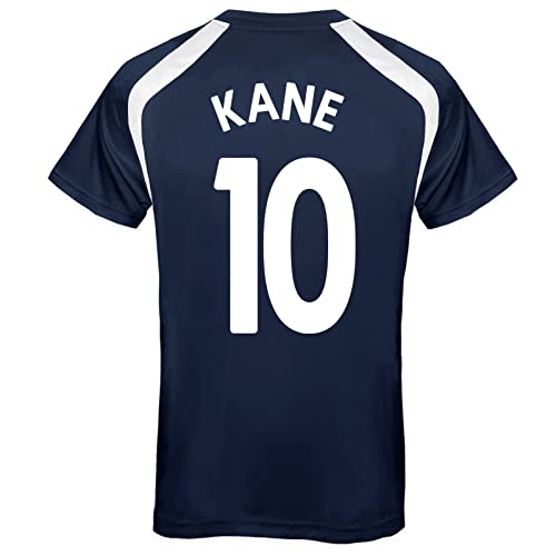 Tottenham Hotspur - Herren Trainingstrikot aus Polyester - Offizielles Merchandise - Geschenk für Fußballfans - Dunkelblau - Kane 10-3XL von Tottenham Hotspur