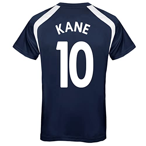 Tottenham Hotspur - Herren Trainingstrikot aus Polyester - Offizielles Merchandise - Geschenk für Fußballfans - Dunkelblau - Kane 10 - M von Tottenham Hotspur