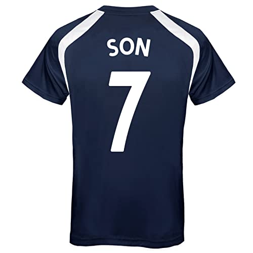 Tottenham Hotspur - Herren Trainingstrikot aus Polyester - Offizielles Merchandise - Geschenk für Fußballfans - Dunkelblau - Son 7 - L von Tottenham Hotspur