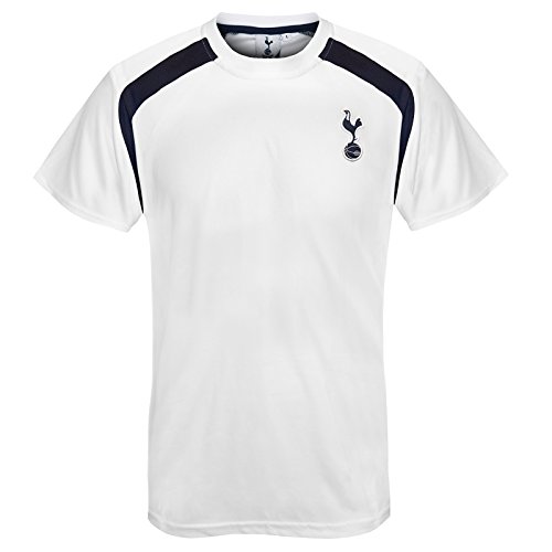 Tottenham Hotspur - Herren Trainingstrikot aus Polyester - Offizielles Merchandise - Geschenk für Fußballfans - Weiß - XL von Tottenham Hotspur