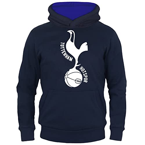 Tottenham Hotspur - Jungen Fleece-Kapuzenpullover mit Grafik-Print - Offizielles Merchandise - Geschenk für Fußballfans - Dunkelblau - 10-11 Jahre von Tottenham Hotspur