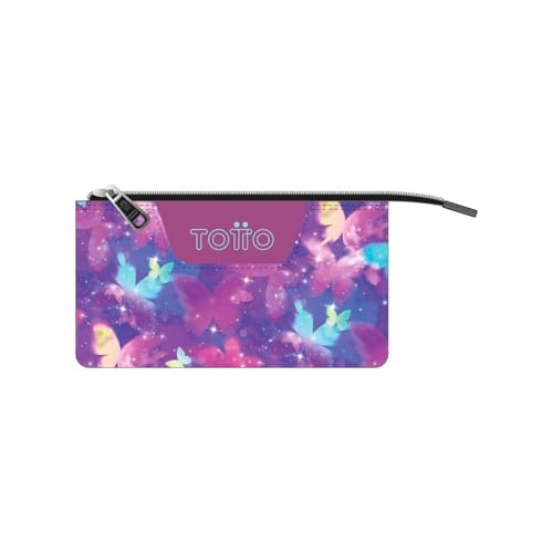 Federmäppchen mit Glitzer, Stern Schmetterling, Kulturbeutel von Totto