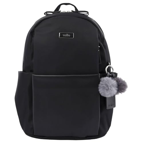 TOTTO Damen Morral Adelaide 1 Rucksack, Black (schwarz), Einheitsgröße von Totto