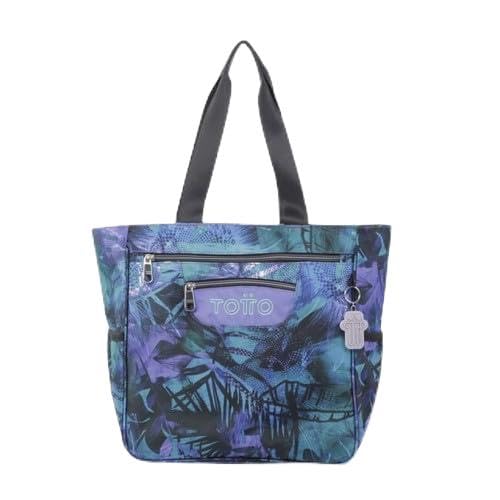 TOTTO Mädchen Electric Nature Eco-Friendly-Cutara Taschen, Bedruckt von Totto