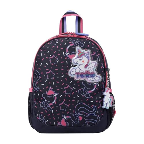 TOTTO Mädchen Unipony Kinderrucksack, Bedruckt von Totto