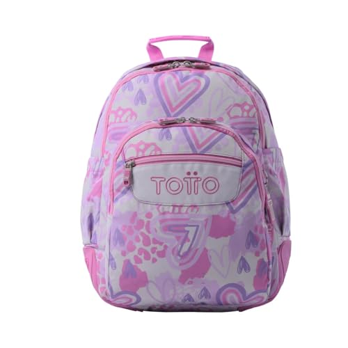 TOTTO Unisex Kinder Ma04eco002-2416n-6hf Rucksack, Rosa von Totto