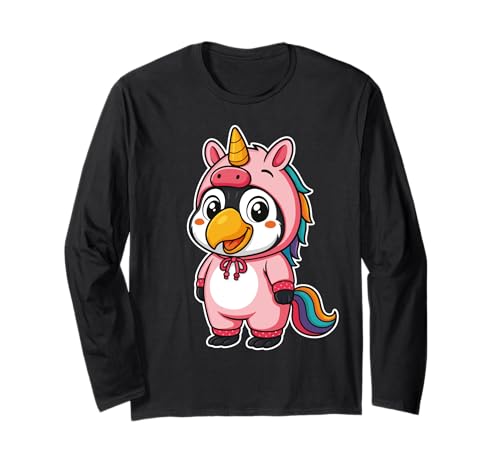 Kawaii Tukan im Einhorn Kostüm für Mädchen Kinder Einhorn Langarmshirt Kawaii Tukan im Einhorn Kostüm für Mädchen Kinder Einhorn Langarmshirt von Toucan In Unicorn Costume Kawaii Design