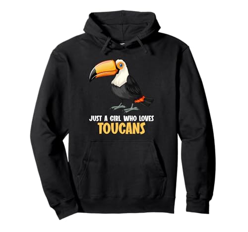 Nur EIN Mädchen, das Tukkanische Tukan liebt Pullover Hoodie Nur EIN Mädchen, das Tukkanische Tukan liebt Pullover Hoodie von Toucans Toucan Animal Outfits