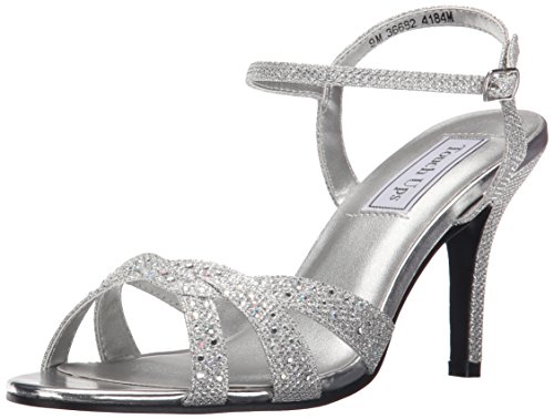 Touch Ups Damen Dulce Kleid Sandalen, Silber/Glitzer, 39.5 EU von Touch Ups