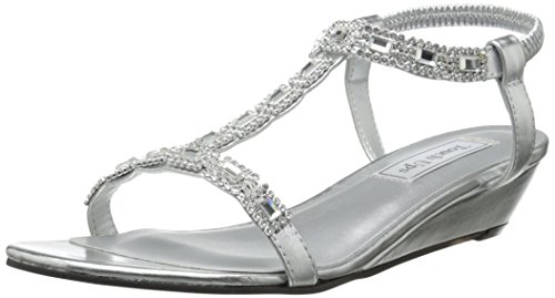 Touch Ups Jazz Keilsandalen-Stil, Jazz, Silber, 9 W von Touch Ups