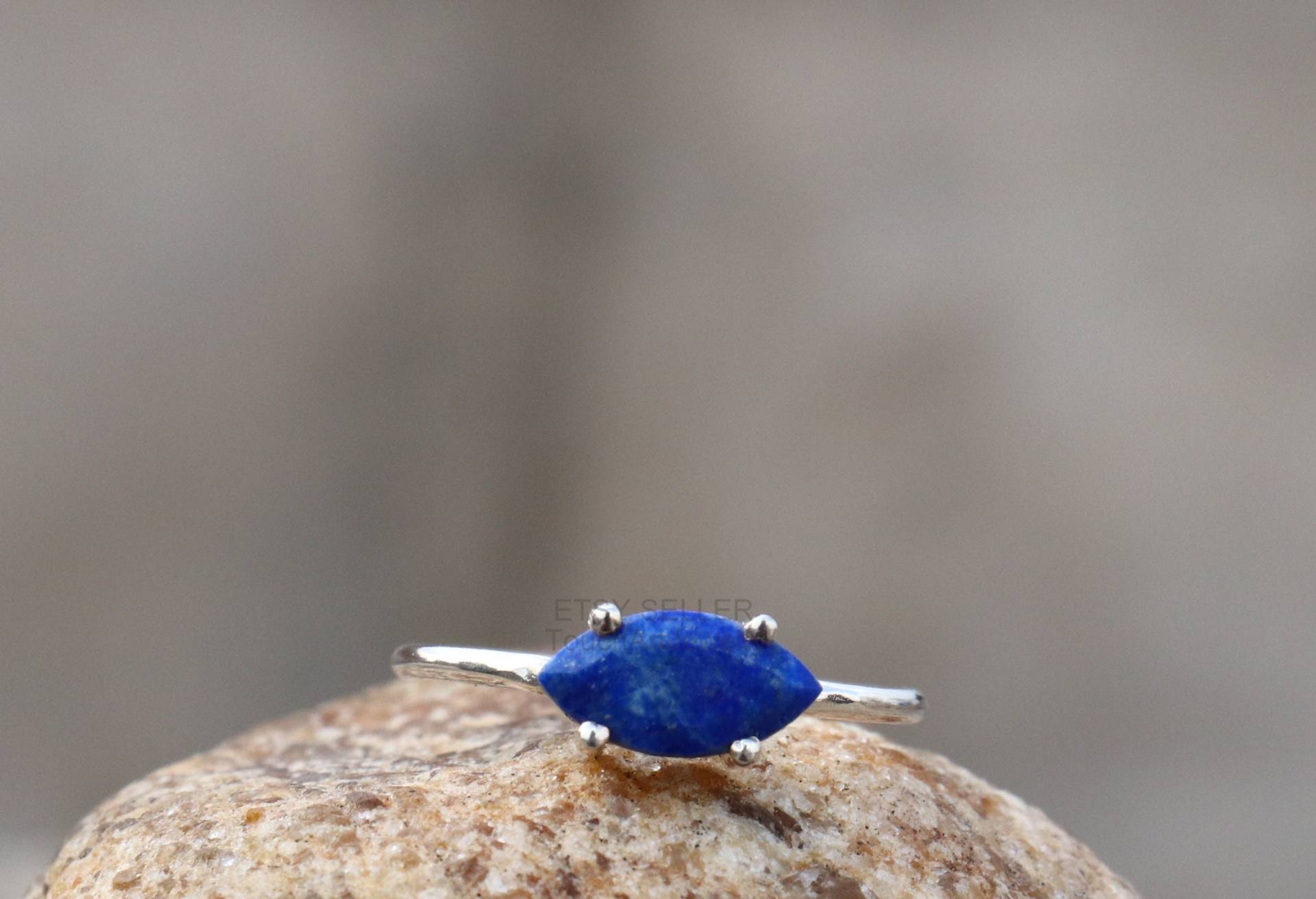 Natürlicher Lapis Lazuli Ring - 925 Sterling Silber Geschenk Schmuck Facettierten Natürlicher Lapis Lazuli Ring - 925 Sterling Silber Geschenk Schmuck Facettierten von TouchArtJewelry