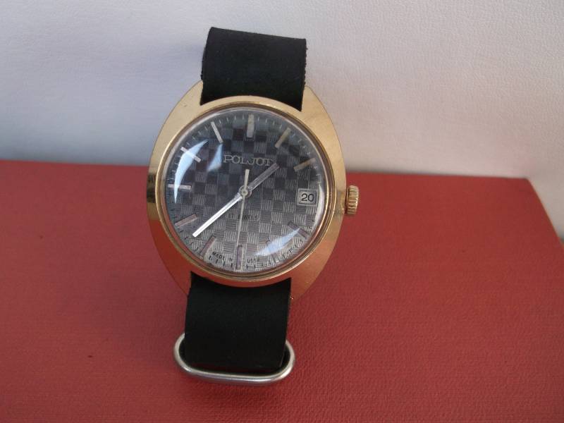Poljot Ussr Vintage Uhr Mit Datumskalender 1970Er Jahre von TouchTheOld