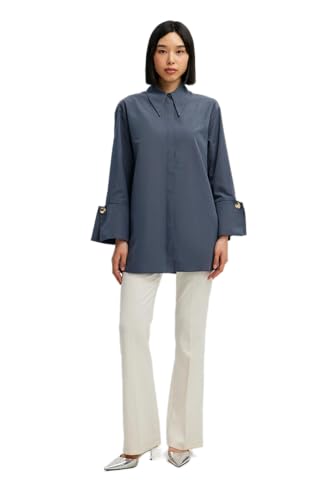 Touche Prive Popeline-Hemd MIT Breiten Bündchen von Touche Prive