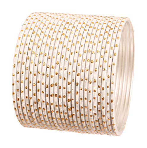 Touchstone 2 Dutzend spezielle Armreifarmbänder der Armreifsammlung für Damen 2.75 Set 2 Vanilla Weiß Touchstone 2 Dutzend spezielle Armreifarmbänder der Armreifsammlung für Damen 2.75 Set 2 Vanilla Weiß von Touchstone