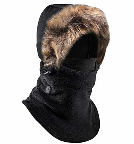 Tough Headwear Robuste Kopfbedeckung Fleece-Sturmhaube Skimaske – Winter-Gesichtsmaske für Männer und Frauen – Gesichtsschutz für Ausrüstung bei extrem kaltem Wetter von Tough Headwear