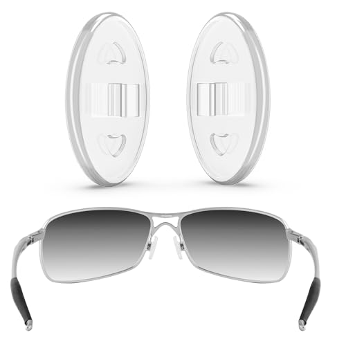 Nasenpads für Oakley W Square Wire/Square Wire 2 (2014) OO4075 Sonnenbrille, farblos, Einheitsgröße von ToughAsNails