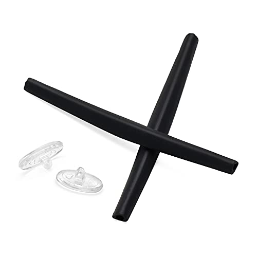 Ohrsocken und Nasenpolster für Oakley A Wire Sonnenbrille, Schwarz , Einheitsgröße Ohrsocken und Nasenpolster für Oakley A Wire Sonnenbrille, Schwarz , Einheitsgröße von ToughAsNails