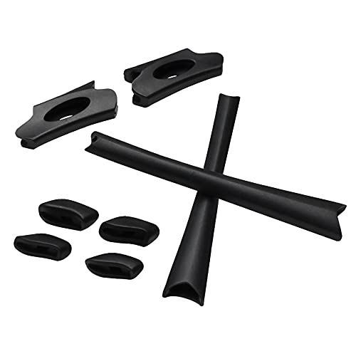Schwarze Ohrensocken und Nasenpads für Oakley Flak Jacket/Flak Jacket XLJ Sonnenbrillees Schwarze Ohrensocken und Nasenpads für Oakley Flak Jacket/Flak Jacket XLJ Sonnenbrillees von ToughAsNails