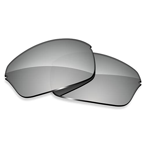 ToughAsNails Polarisierte Gläser, Ersatz für Oakley Half Wire 2.0 Sonnenbrille – mehr Optionen, Silber / Chrom, Einheitsgröße von ToughAsNails