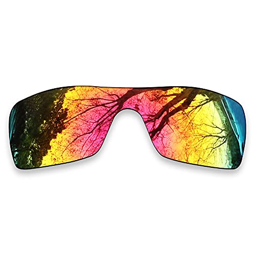ToughAsNails Polarisierte Linse Ersatz für Oakley Batwolf OO9101 Sonnenbrille – mehr Optionen, Feuerorange Einheitsgröße… von ToughAsNails