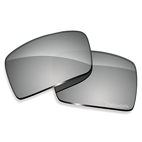 ToughAsNails Polarisierte Linse Ersatz für Oakley Eyepatch 2 OO9136 Sonnenbrille, Silber Chrom Poly – AR-polarisiert, Einheitsgröße von ToughAsNails