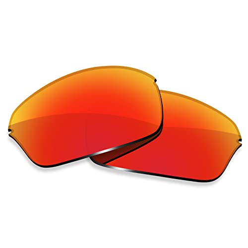 ToughAsNails Polarisierte Linse Ersatz für Oakley Half Wire 2.0 Sonnenbrille - Weitere Optionen, Feuerorange, Einheitsgröße von ToughAsNails