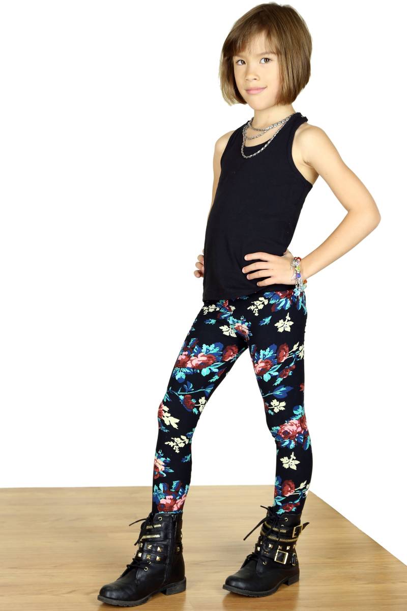 Verkauf Kinder/Mädchen Grunge Blumen Leggings ...super Weich Und Süß 3-5T von ToughLuvShop