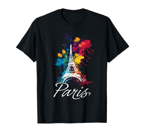 Eiffelturm Paris Mädchen Reise Urlaub Frankreich Souvenir T-Shirt von Tour Eiffel Paris France VacancesSouvenir Tees