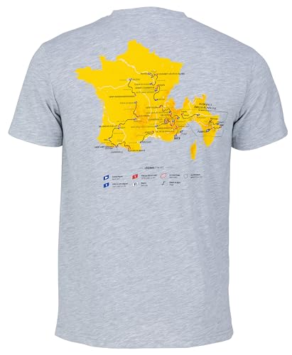 Tour de France T-Shirt Parcours 2024 – Offizielle Kollektion Radfahren von Tour de France