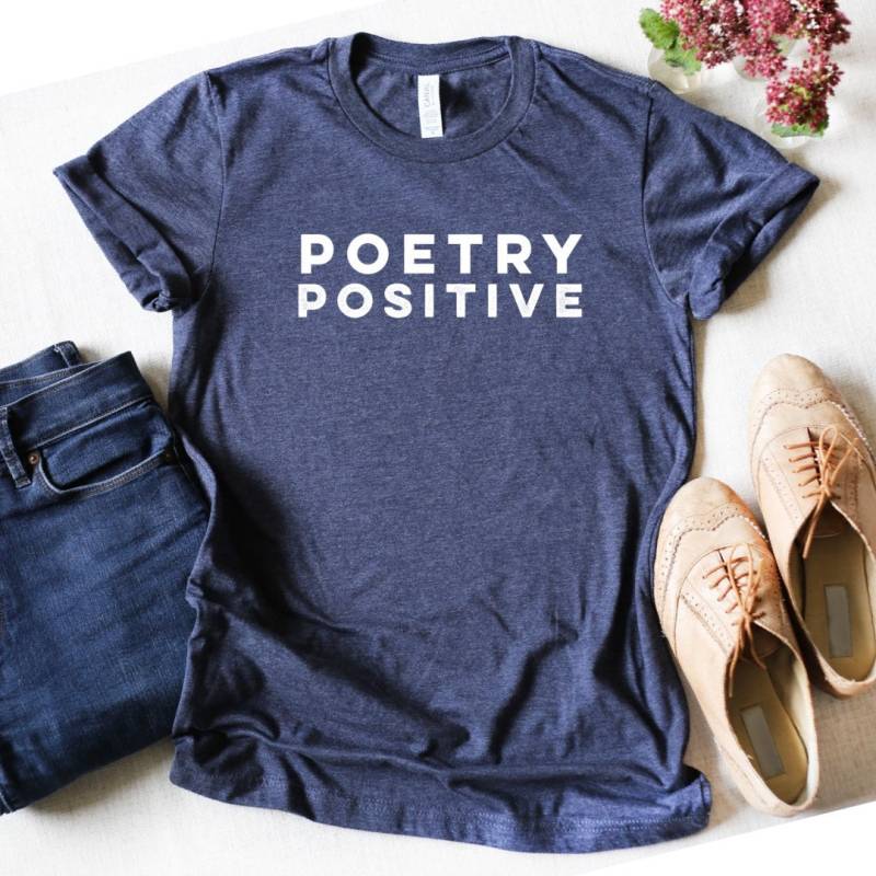 Poetry Positive - Kurzarm T-Shirt Poetry Positive - Kurzarm T-Shirt von TourDeBookshop