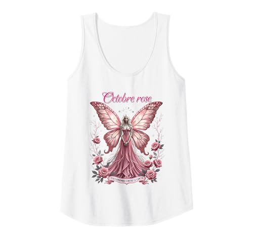 Damen Rosa Oktober – zusammen stärker als Krebs Tank Top von Tous contre le cancer