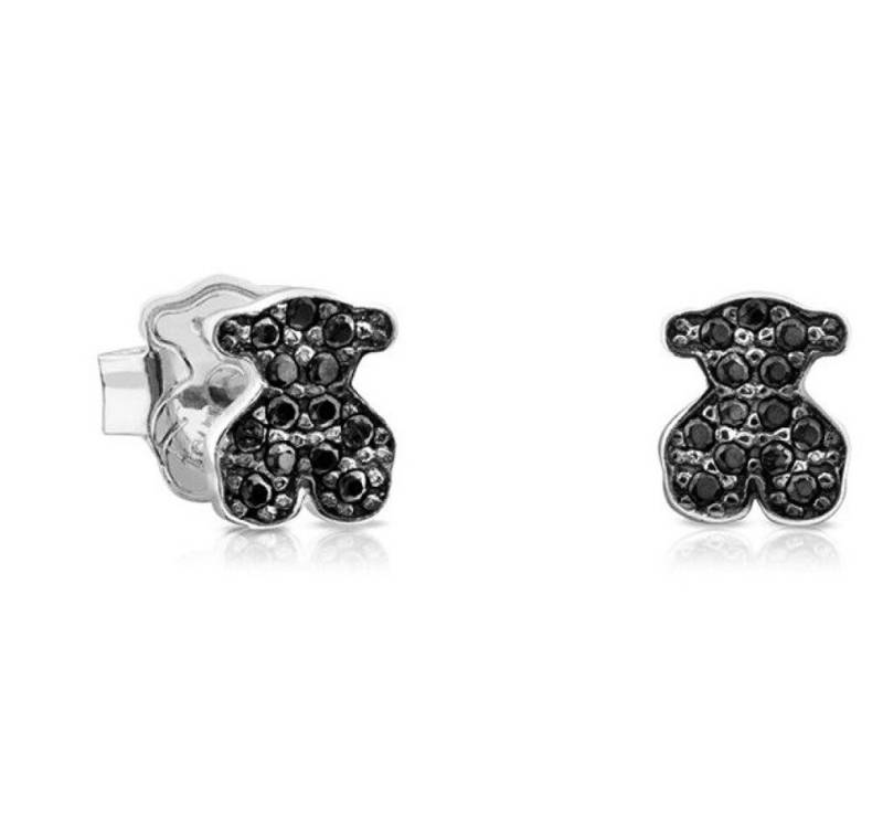 Tous Ohrring-Set Støíbrné medvídkové náunice s onyxem Icon Color 614933520 von Tous